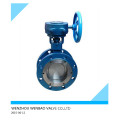 Carbon Steel Flanged Butterfly Valve Pn16 Dn100